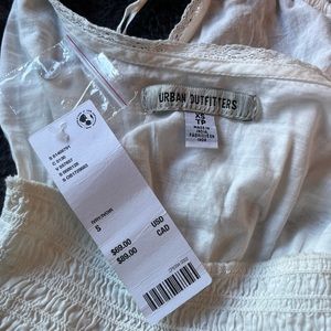 UO Angelina Lace-Inset Mini Dress